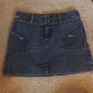 Arden B Denim Miniskirt